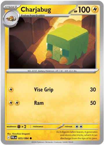 |ME05|[PBL-025/084](C) Charjabug {Reverse Holo}