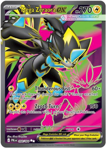 |ME05|[PBL-098/084](SRR) Mega Zeraora ex {Holo}