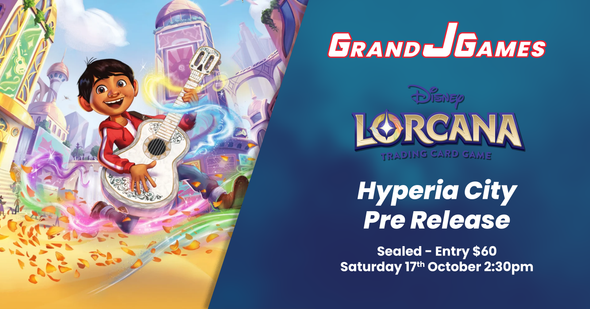 Lorcana: Hyperia City Pre Release (2:30pm Saturday 17th Oct)
