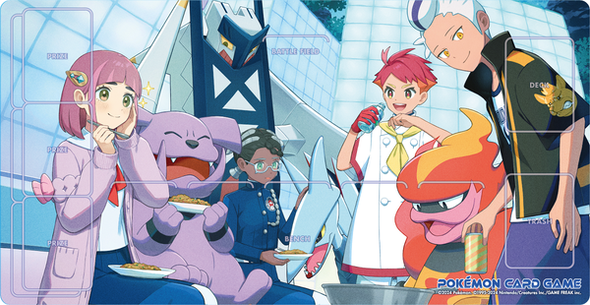 Pokemon Center Playmat - Kieran, Carmine, Drayton and Iris (9433615) (Japanese Size)