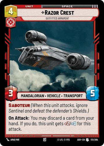 [08-ASH-EN-0172](U) Razor Crest - Outfitted Armament