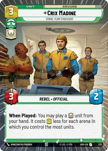 [08-ASH-EN-0372](U) Crix Madine - Strike Team Strategist (Hyperspace)