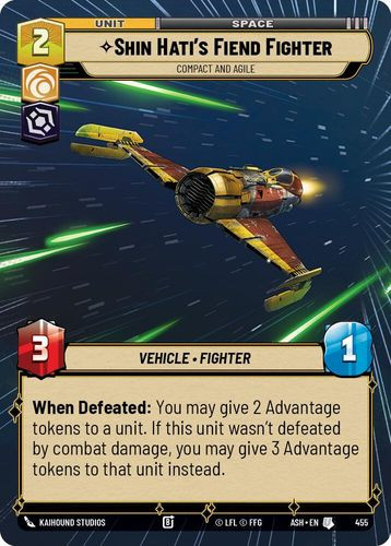 [08-ASH-EN-0455](U) Shin Hati's Fiend Fighter - Compact and Agile (Hyperspace)