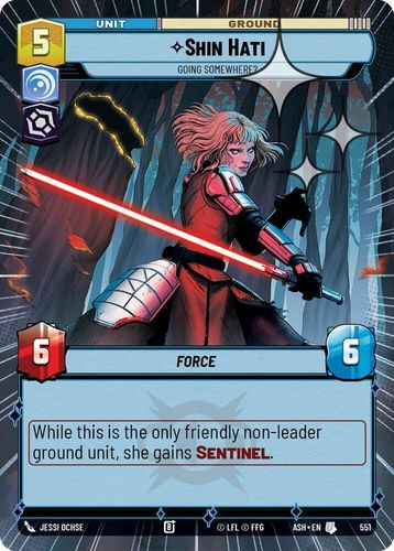 [08-ASH-EN-0551](U) Shin Hati - Going Somewhere? (Hyperspace) (Foil)