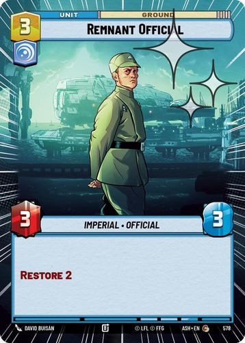 [08-ASH-EN-0578](C) Remnant Official (Hyperspace) (Foil)