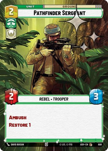 [08-ASH-EN-0608](C) Pathfinder Sergeant (Hyperspace) (Foil)