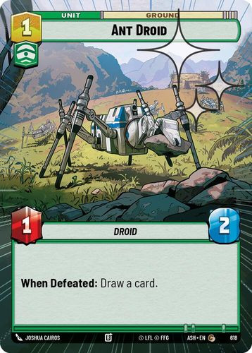 [08-ASH-EN-0618](C) Ant Droid (Hyperspace) (Foil)
