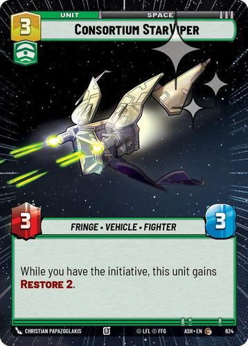 [08-ASH-EN-0624](C) Consortium StarViper (Hyperspace) (Foil)
