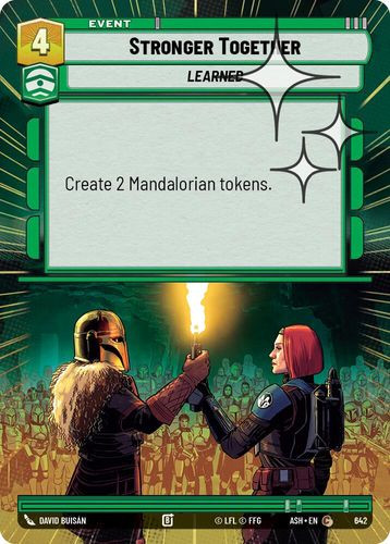 [08-ASH-EN-0642](C) Stronger Together (Hyperspace) (Foil)