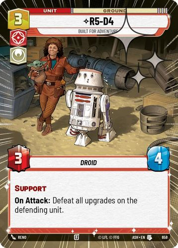 [08-ASH-EN-0658](U) R5-D4 - Built for Adventure (Hyperspace) (Foil)