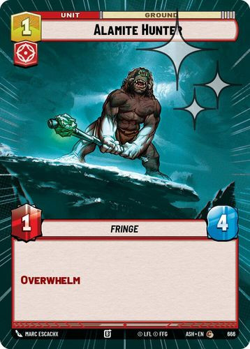 [08-ASH-EN-0666](C) Alamite Hunter (Hyperspace) (Foil)