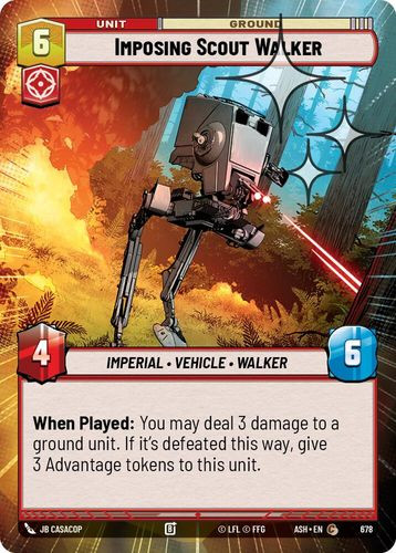 [08-ASH-EN-0678](C) Imposing Scout Walker (Hyperspace) (Foil)