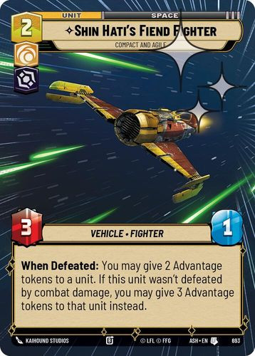 [08-ASH-EN-0693](U) Shin Hati's Fiend Fighter - Compact and Agile (Hyperspace) (Foil)