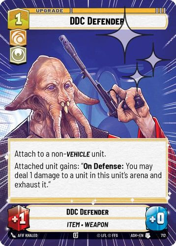 [08-ASH-EN-0712](U) DDC Defender (Hyperspace) (Foil)