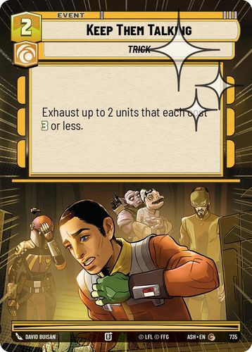 [08-ASH-EN-0735](C) Keep Them Talking (Hyperspace) (Foil)