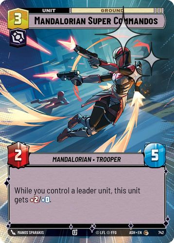 [08-ASH-EN-0742](C) Mandalorian Super Commandos (Hyperspace) (Foil)