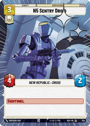[08-ASH-EN-0754](C) N5 Sentry Droid (Hyperspace) (Foil)