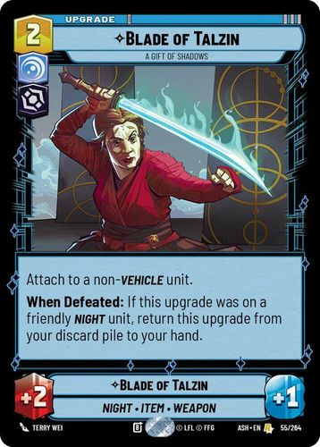 [08-ASH-EN-0055](R) Blade of Talzin - A Gift of Shadows