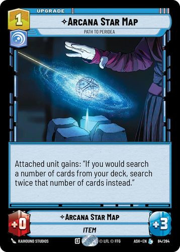 [08-ASH-EN-0084](L) Arcana Star Map - Path to Peridea