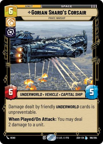 [08-ASH-EN-0196](L) Gorian Shard's Corsair - Pirate Warship