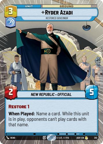 [08-ASH-EN-0341](R) Ryder Azadi - Restored Governor (Hyperspace)