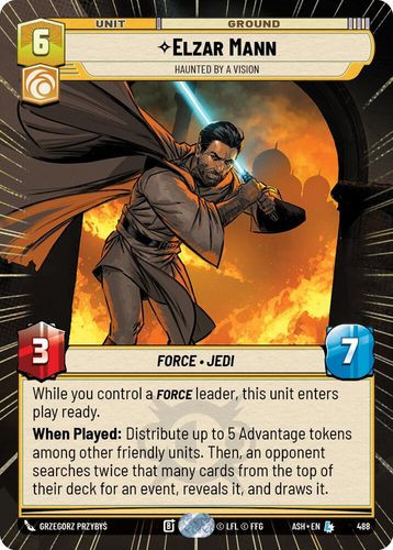 [08-ASH-EN-0488](L) Elzar Mann - Haunted by a Vision (Hyperspace)