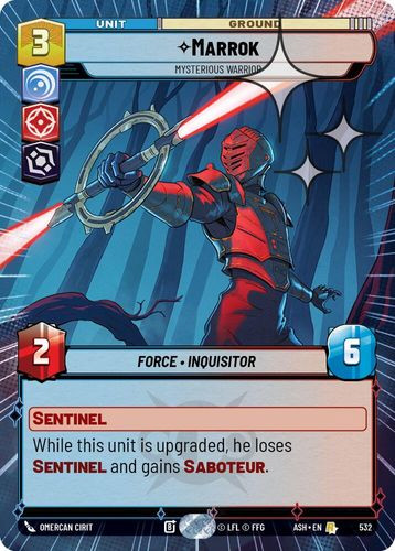 [08-ASH-EN-0532](R) Marrok - Mysterious Warrior (Hyperspace) (Foil)