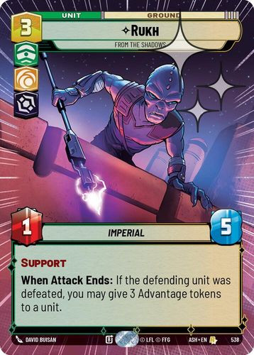 [08-ASH-EN-0538](R) Rukh - From the Shadows (Hyperspace) (Foil)