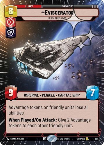 [08-ASH-EN-0651](R) Eviscerator - Burn Them Away (Hyperspace) (Foil)
