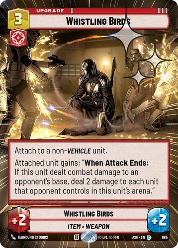 [08-ASH-EN-0685](L) Whistling Birds (Hyperspace) (Foil)