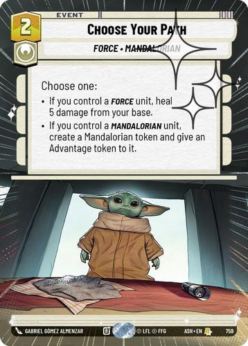 [08-ASH-EN-0759](R) Choose Your Path (Hyperspace) (Foil)