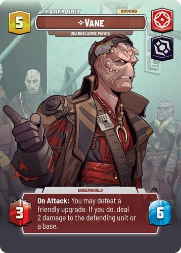 [08-ASH-EN-0778](R) Vane - Quarrelsome Pirate (Showcase) (Foil)