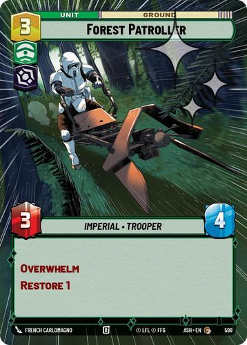 [08-ASH-EN-0598](C) Forest Patroller (Hyperspace) (Foil)