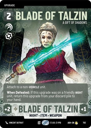 [08-ASH-EN-0793](R) Blade of Talzin - A Gift of Shadows (Prestige)