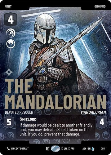 [08-ASH-EN-0795](L) The Mandalorian - Devoted Rescuer (Prestige)