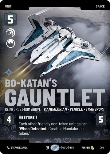 [08-ASH-EN-0796](R) Bo-Katan's Gauntlet - Reinforce from Above (Prestige)