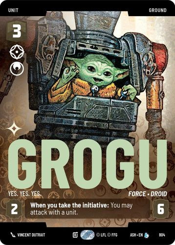 [08-ASH-EN-0804](L) Grogu - Yes. Yes. Yes. (Prestige)