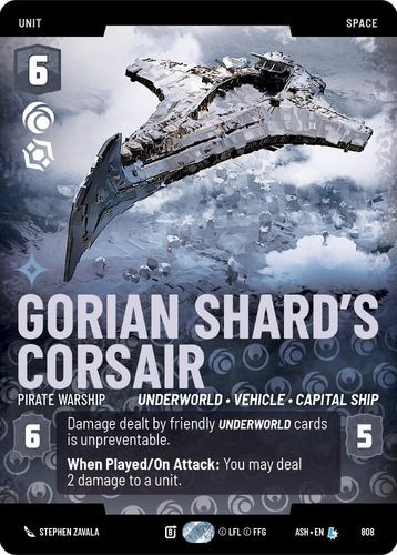 [08-ASH-EN-0808](L) Gorian Shard's Corsair - Pirate Warship (Prestige)
