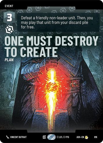 [08-ASH-EN-0816](R) One Must Destroy to Create (Prestige)