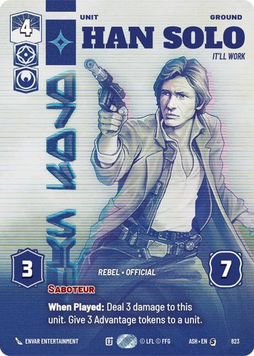 [08-ASH-EN-0823](S) Han Solo - It'll Work (Prestige)