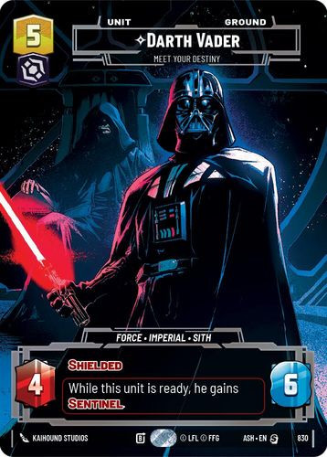 [08-ASH-EN-0830](S) Darth Vader - Meet Your Destiny (Prestige)