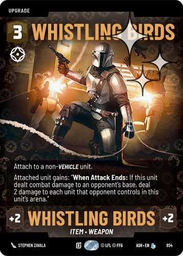 [08-ASH-EN-0854](L) Whistling Birds (Prestige) (Foil)