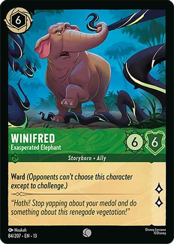 [LOR13-084/207](C) Winifred - Exasperated Elephant