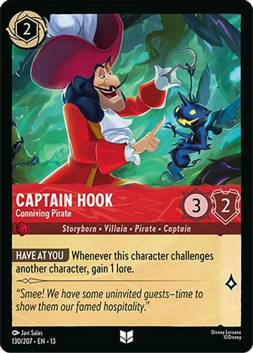 [LOR13-130/207](U) Captain Hook - Conniving Pirate