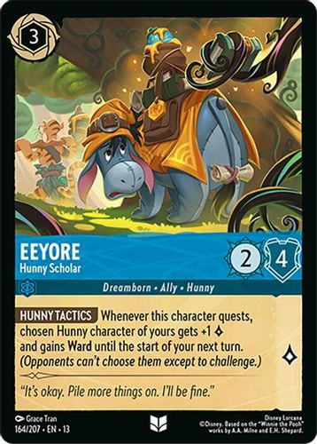 [LOR13-164/207](U) Eeyore - Hunny Scholar
