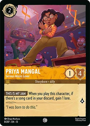 [LOR13-008/207](C) Priya Mangal - Serious Music Lover (Foil)
