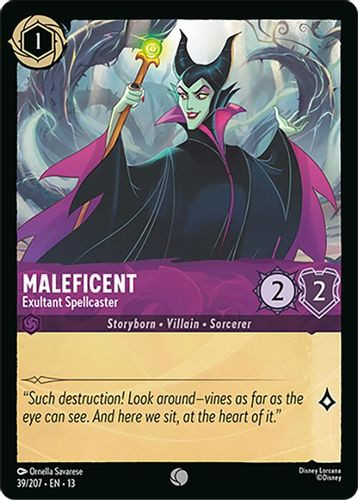 [LOR13-039/207](C) Maleficent - Exultant Spellcaster (Foil)