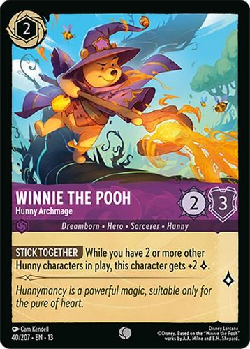 [LOR13-040/207](C) Winnie the Pooh - Hunny Archmage (Foil)