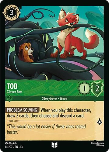 [LOR13-081/207](U) Tod - Clever Fox (Foil)