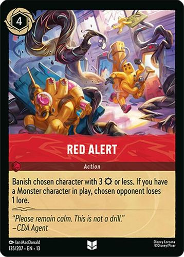 [LOR13-135/207](U) Red Alert (Foil)